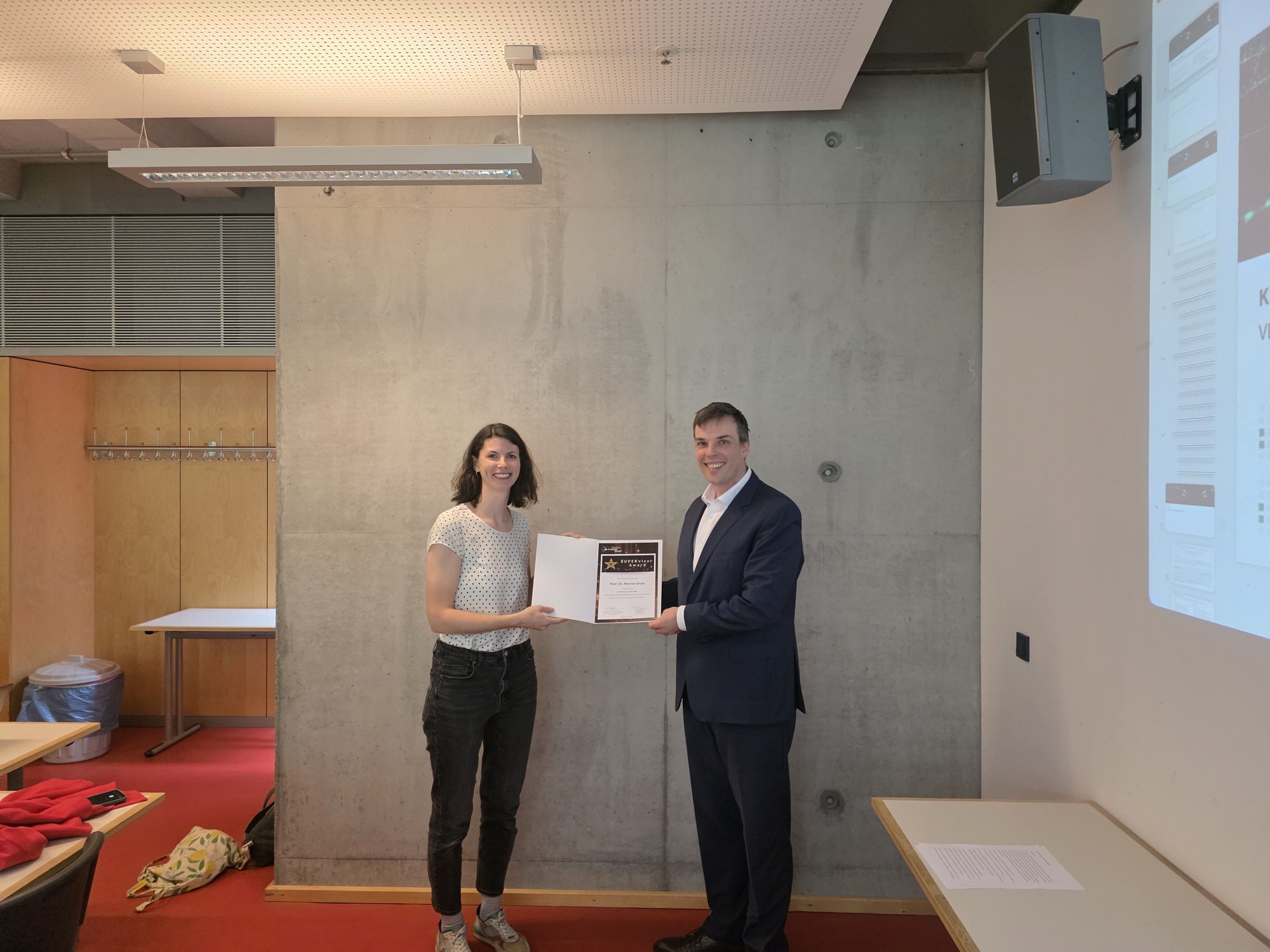 Award ceremony of the SUPERvisor Award 2026, Potsdam Graduate School